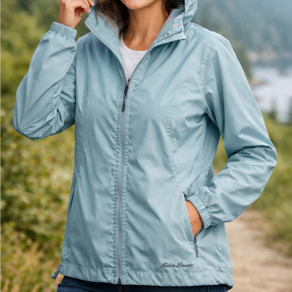 Eddie Bauer Weatheredge Raincoat Size XS